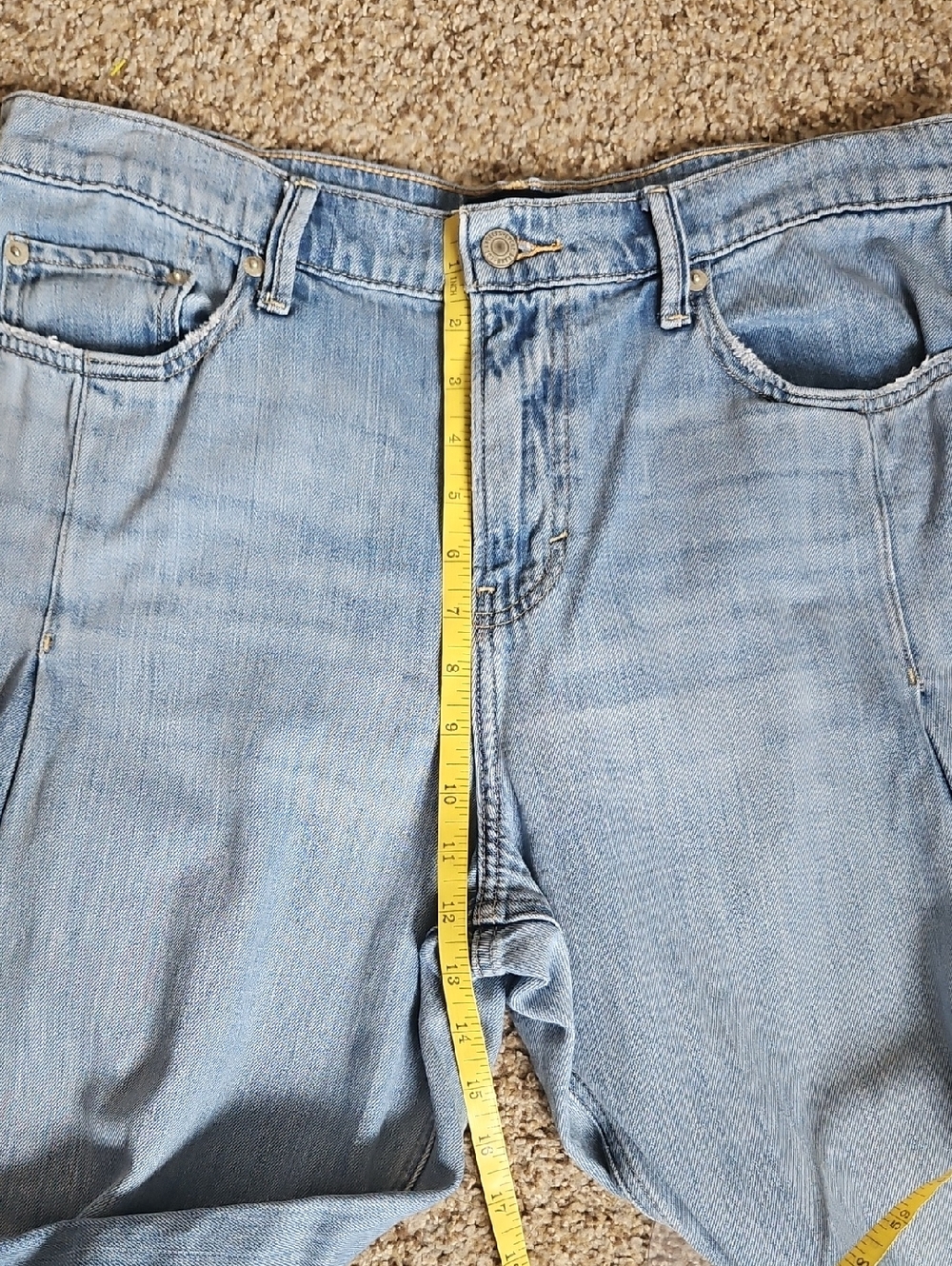 Lucky Brand Light Wash Palazzo Jeans - Picture 9 of 13